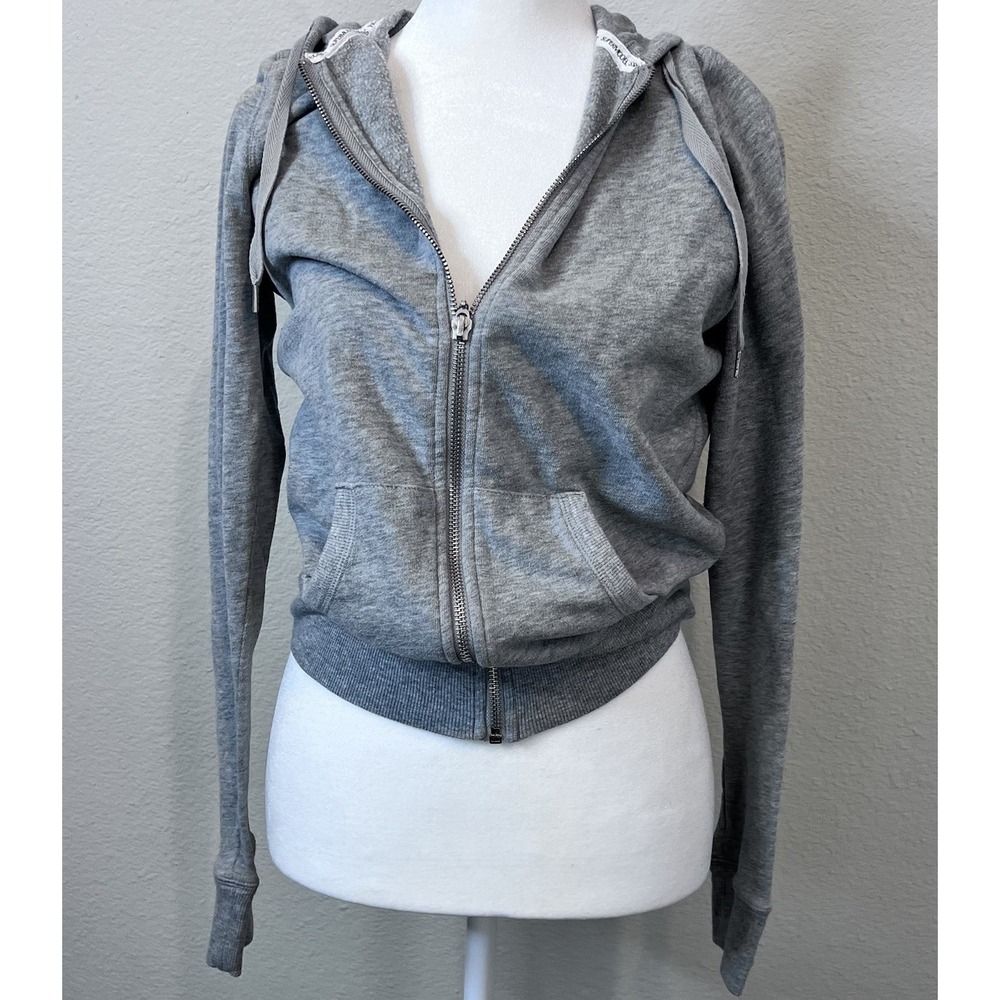 Vintage Victorias Secret Y2K HOODIE SUPERMODEL ESSENTIALS RHINESTONE ANGEL S‎